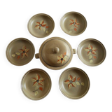 Lot 6 soup plates with soup tureens / Revernay art workshops service