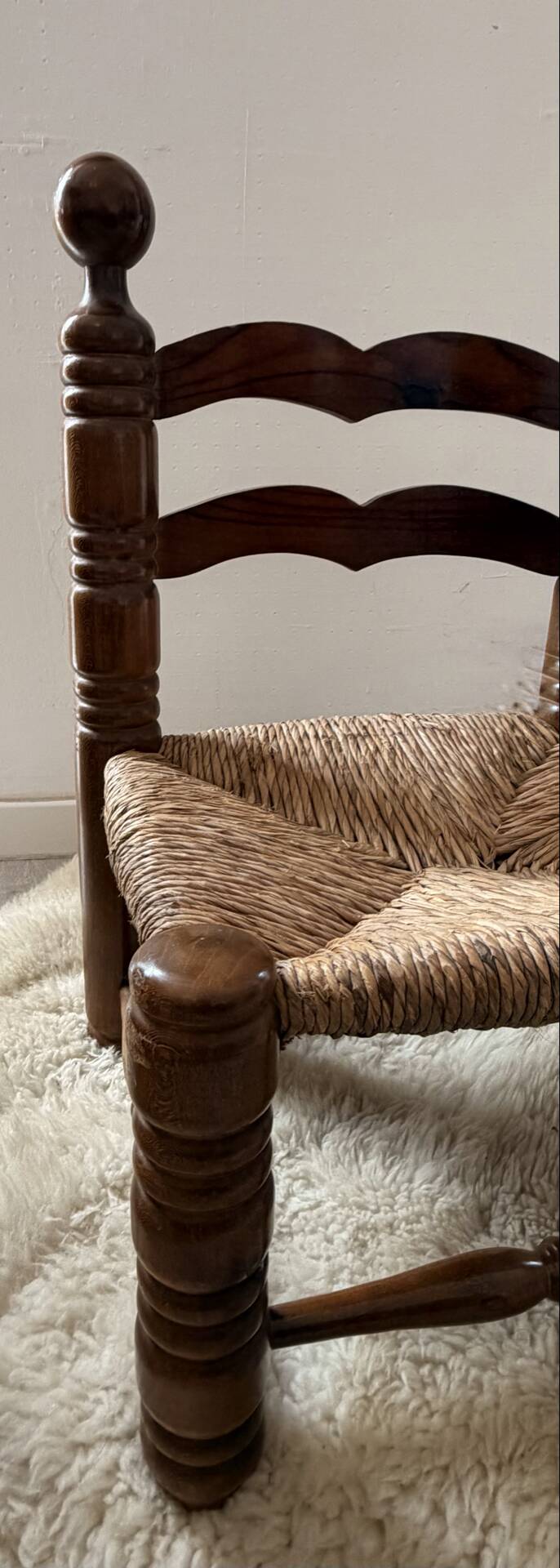 "Fire corner" chair attributed to Charles Dudouyt