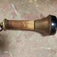 Téléphone décoratif en bois et laiton
