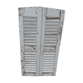 wooden louver shutters 2 swings L 36 x H 135 cm