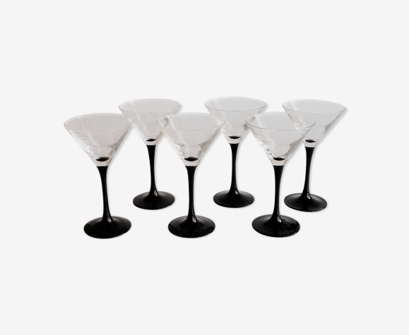 Suite de 6 verres à cocktails
