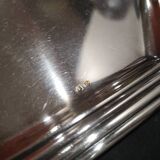 Art Deco silver metal tray with Orbrille house hallmarks