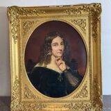 Period portrait signed Raymond Auguste Quinsac Monvoisin 1794-1870