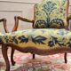 Pair of Louis XV Style Walnut Armchairs, 19th Century