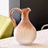 Large speckled ceramic handcrafted pitcher