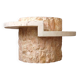 Magnussen Ponte, 1980 brutalist fossil stone coffee table