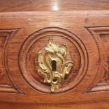 Commode en chene  d epoque Louis XV