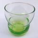 2 verres anciens  Verre coloré transparent