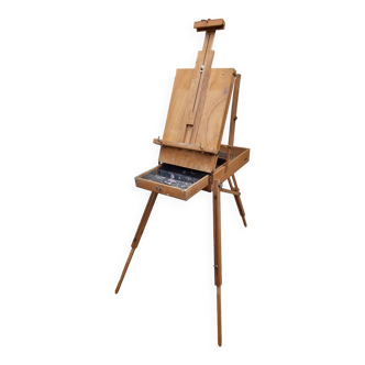 Vintage French folding field easel