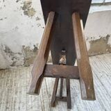 Solid oak bench