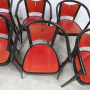 Set of 6 Baumann Diese armchairs, designed by Pagnon Pelhaître