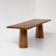Sculptural Solid Oak Desk