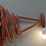 Wall lamp in teak, Denmark 1970-80s.