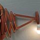 Wall lamp in teak, Denmark 1970-80s.