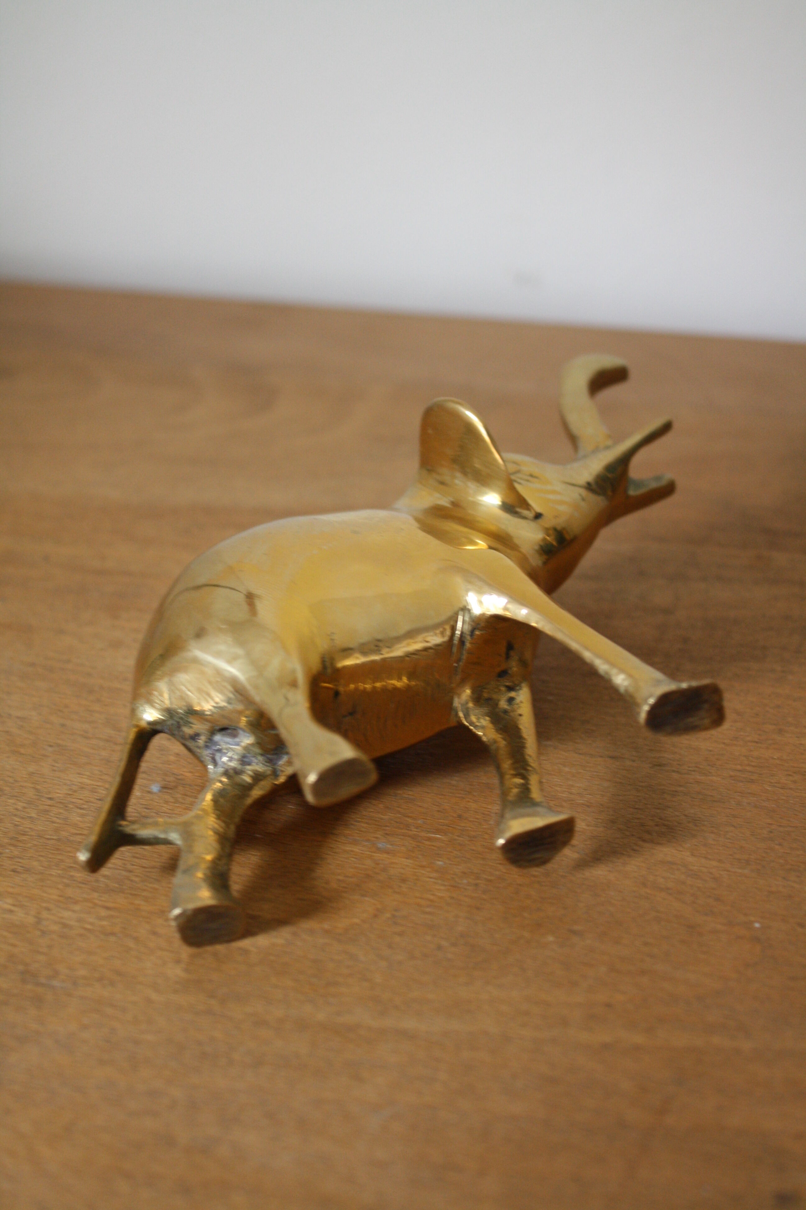 Vintage brass elephant
