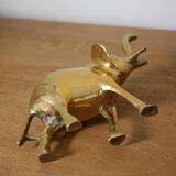 Vintage brass elephant
