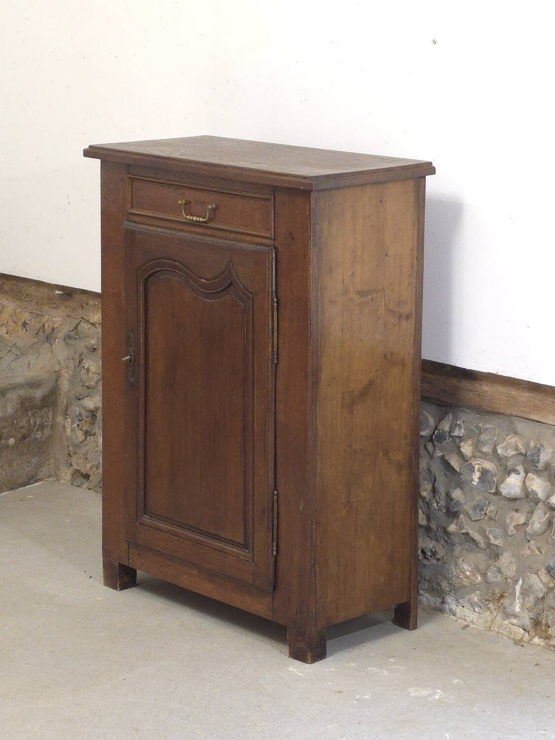 19th century oak jam cupboard
