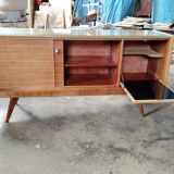 Vintage sideboard with compass legs