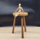 Round light tripod stool