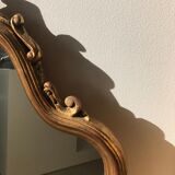 Gilded mirror louis XV H style:82cm