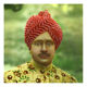Maharaja on a walk, Rajasthan vers 1920, photopography ancienne colored