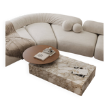 Odense - Marble Coffee Table - Beige Breccia