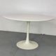 Table à manger tulipe blanche de style Space Age du milieu du siècle par Arkana, années 1960