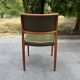 Lot de 6 chaises scandinave J.L. Møller Model 80 années 1960
