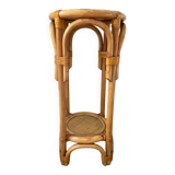 Vintage rattan seat from the 70s