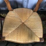 Suite of 6 Louis Philippe chairs mulched in walnut