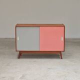 Buffet commode U-452 rose par Jiri Jiroutek pour Interier Praha 1960