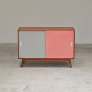 U-452 pink sideboard by Jiri Jiroutek for Interier Praha 1960