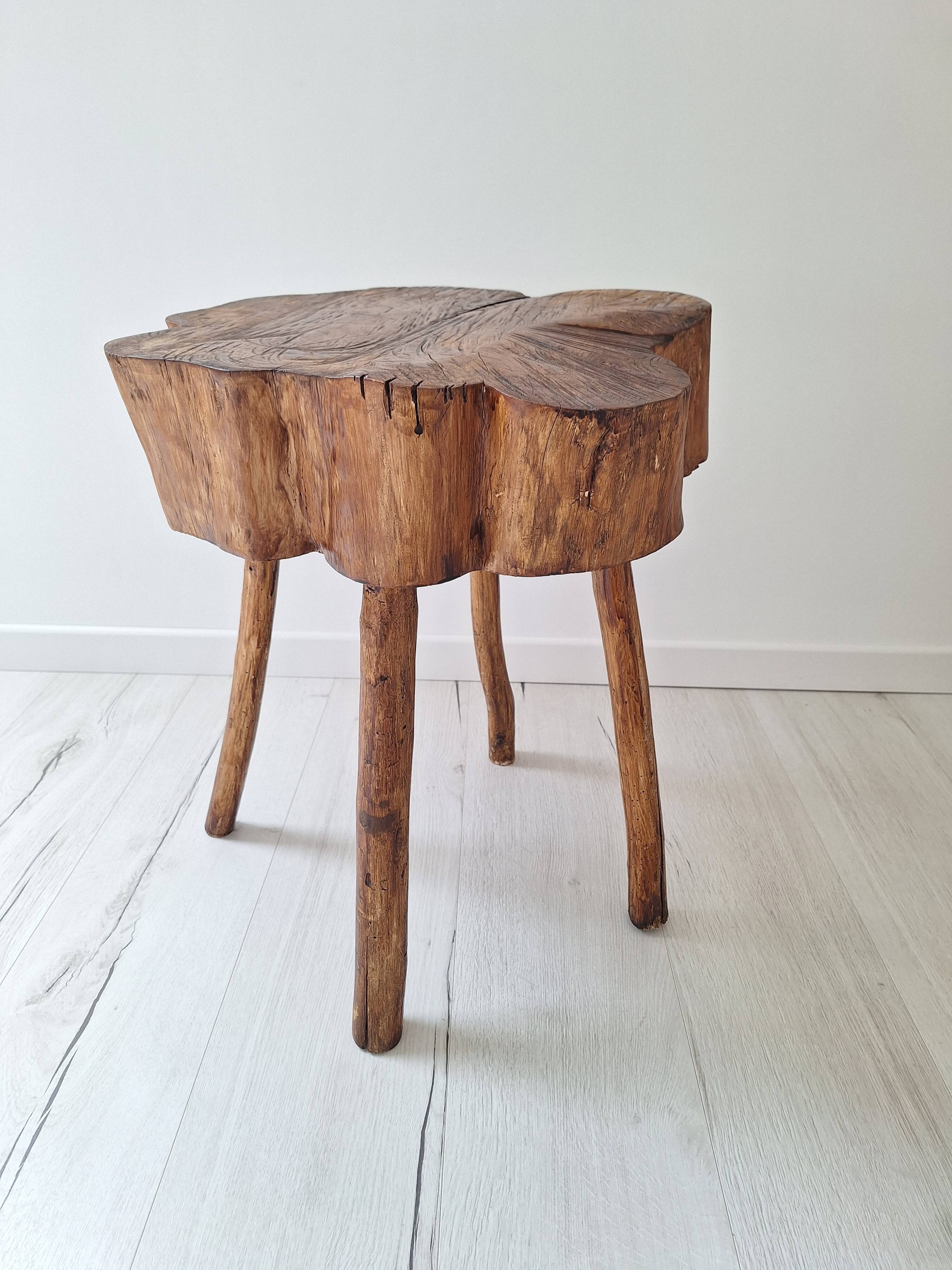 Coffee table, side table, brutalist end table.