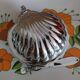 Vintage scallop shell butter dish