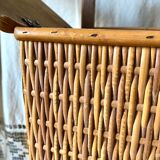 Rattan bread hutch