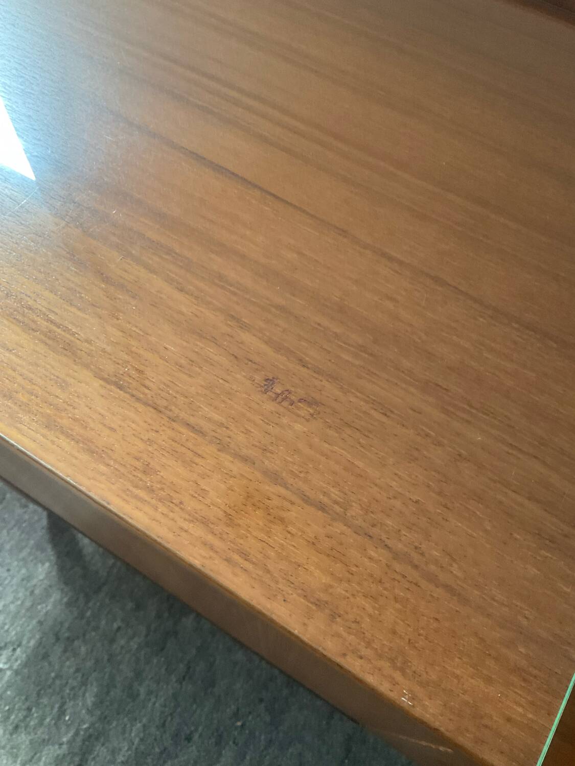 Console, Scandinavian teak sideboard, 1960s