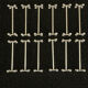 Christofle 12 holder knives balls model atomium very good condition ref CH10PC