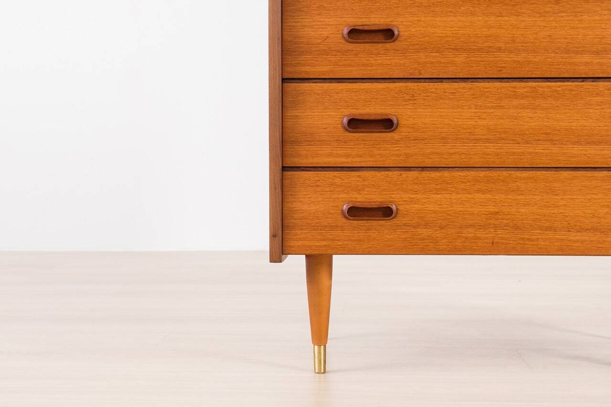 Scandinavian Teak Chest of Drawers, 1960s, Mid-Century Modern