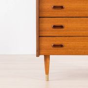 Scandinavian Teak Chest of Drawers, 1960s, Mid-Century Modern