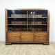 Ensemble de bureau exécutif monumental / Art Déco / Noyer / Années 1940.