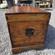Antique solid teak chest