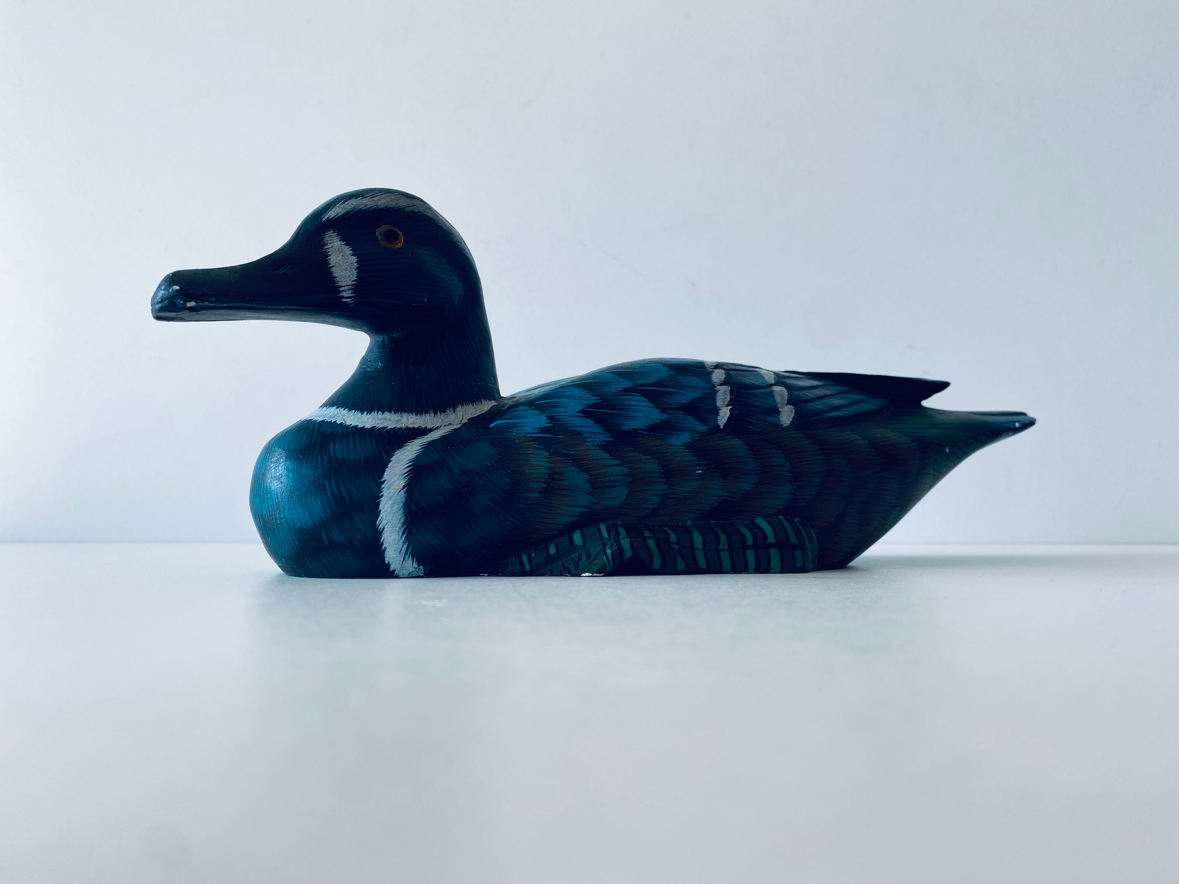 Decorative wooden duck