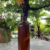 Stoneware bottle with porcelain stopper