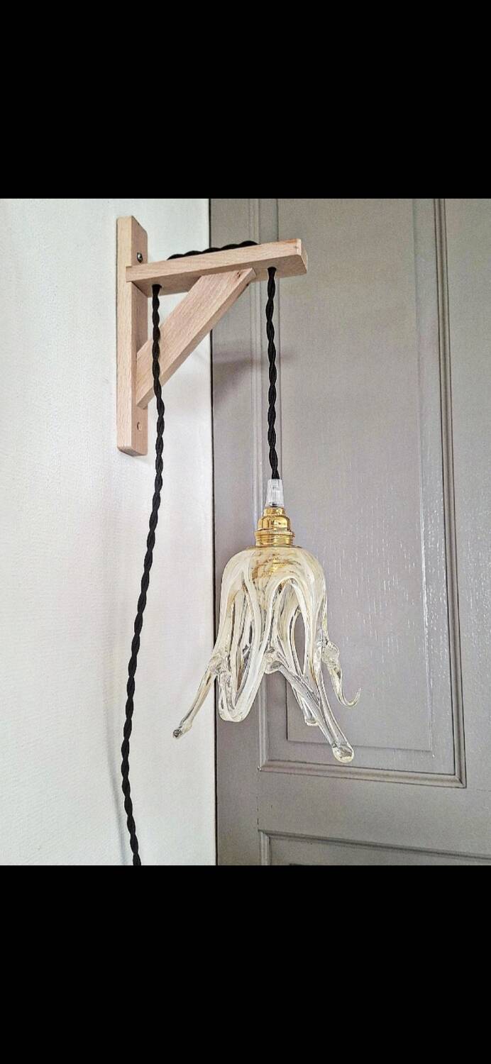 Vintage Murano wall lamp
