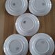 5 antique dessert plates