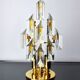 Lamp by Oscar Torlasco for Stilkronen, cut glass Murano, Italy, 1970