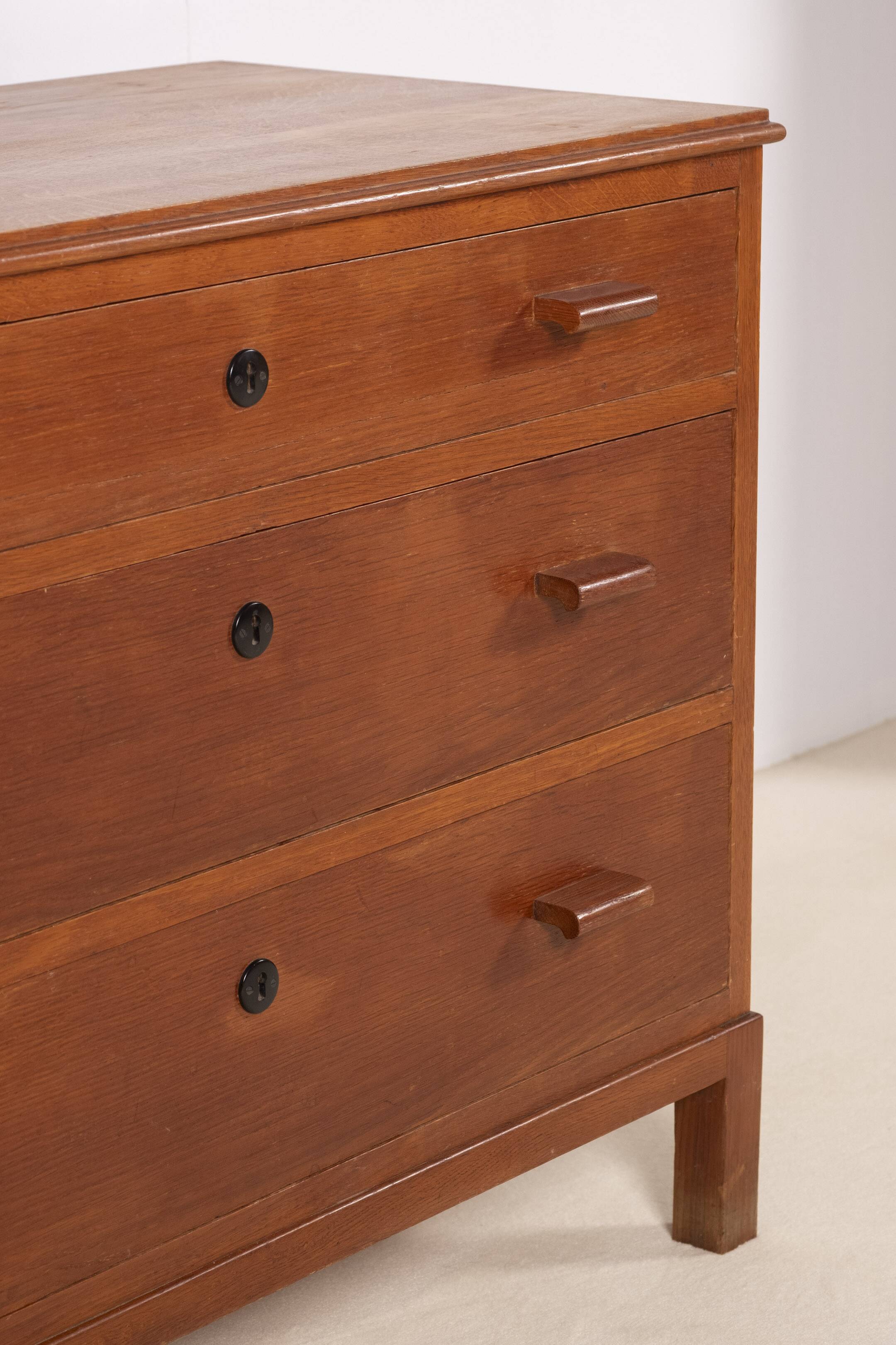 1930s Funkis Chest of Drawers in Oak, Sweden
