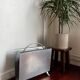 Designer magazine rack by W.H. Gispen - modernist metal / Bauhaus
