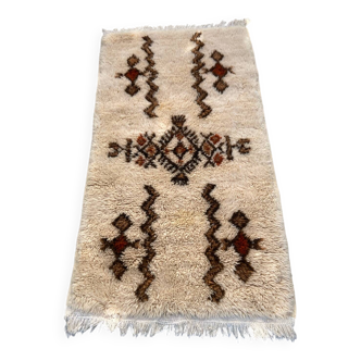 Vintage Berber wool rug