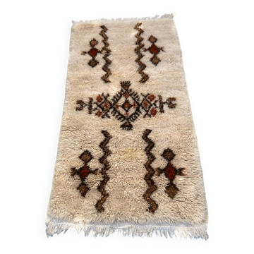 Vintage Berber wool rug